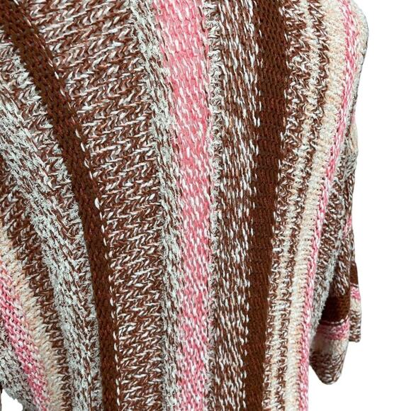 J. Jill Petite Cable Knit Open Front Multicolor Cardigan XS Petite - Picture 6 of 8